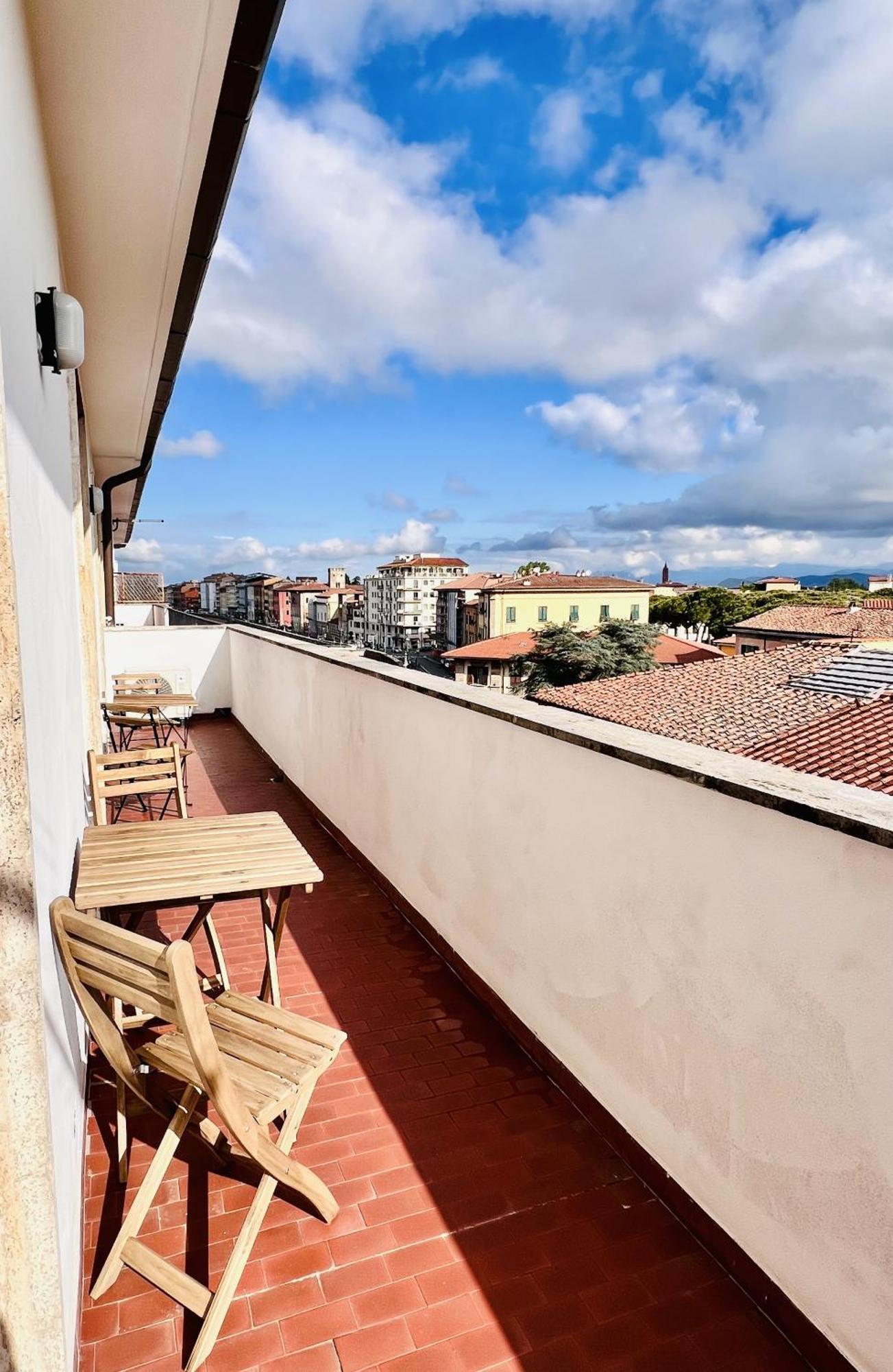 Apartmán Attico Terrazza Vista Panoramica Lungarni Pisani Exteriér fotografie